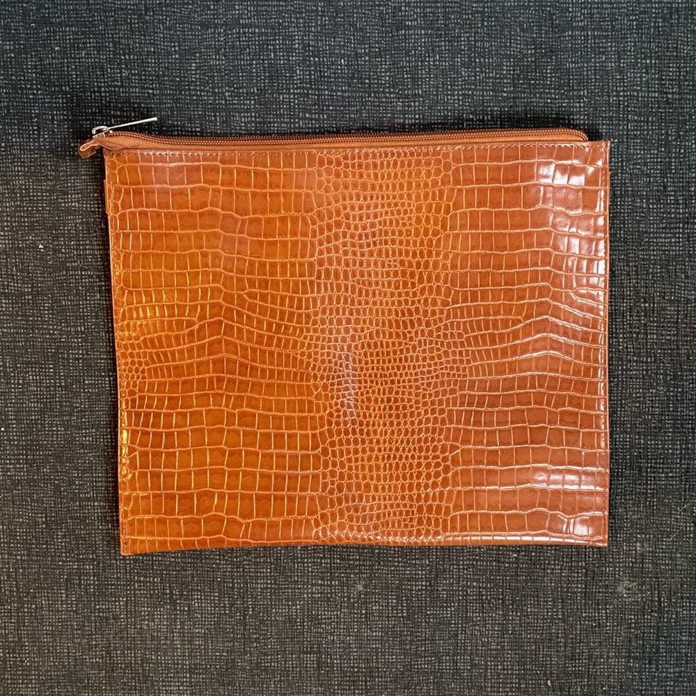Faux Croc 13” laptop case